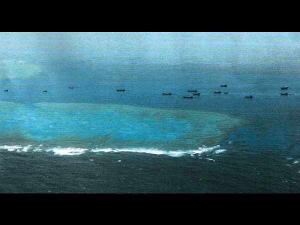 Ít nhất 20 tàu cá Trung Quốc tiến sát đảo Thị Tứ, trích tư liệu của Hải quân Philippines cung cấp cho báo chí