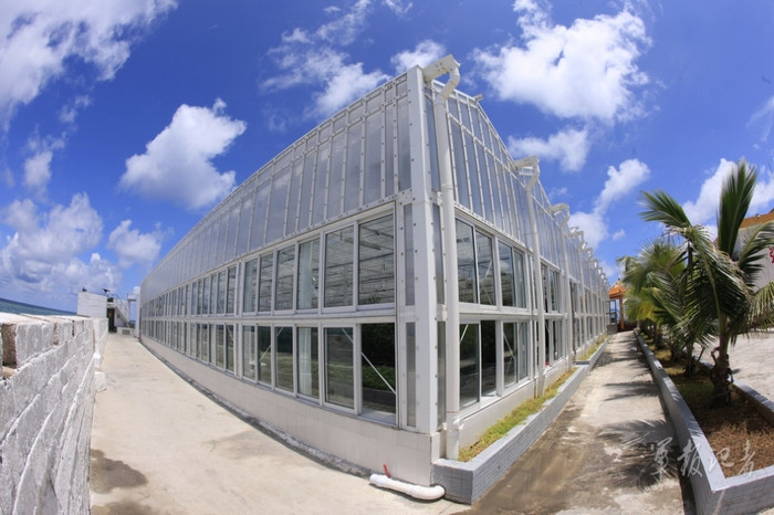 Trung Quốc đã đổ rất nhiều tiền của xây dựng cơ sở hạ tầng phục vụ lực lượng hải quân chiếm đóng trái phép ở Trường Sa, đầu tư xây dựng nhà kính hiện đại trồng rau