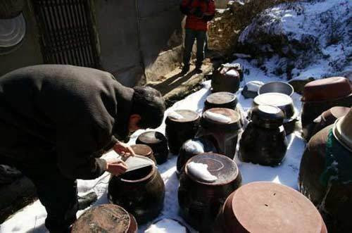 Do ở xứ lạnh, rau củ quả trồng một vụ ăn quanh năm, muốn có rau ăn chỉ còn cách muối, món kim chi đặc trưng của xứ Hàn có lẽ cũng ra đời từ đó Do ở xứ lạnh, rau củ quả trồng một vụ ăn quanh năm, muốn có rau ăn chỉ còn cách muối, món kim chi đặc trưng của xứ Hàn có lẽ cũng ra đời từ đó