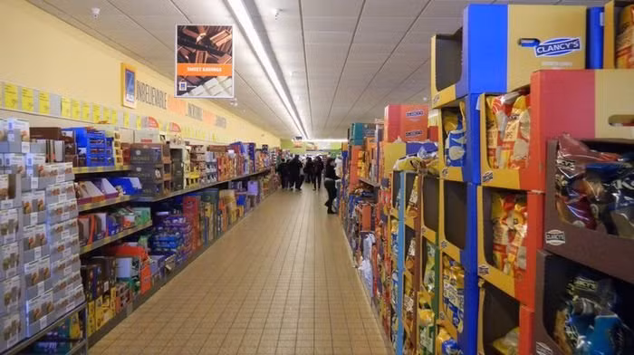 Hàng hóa ngăn nắp gọn gàng