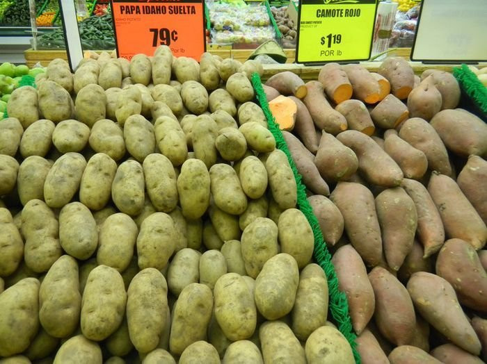 Khoai tây và khoai lang Khoai tây và khoai lang