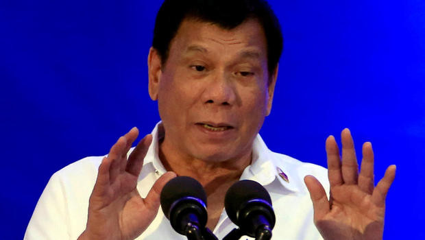 Tổng thống Philippines Rodrigo Duterte, ảnh: ABS CBN News. Tổng thống Philippines Rodrigo Duterte, ảnh: ABS CBN News.