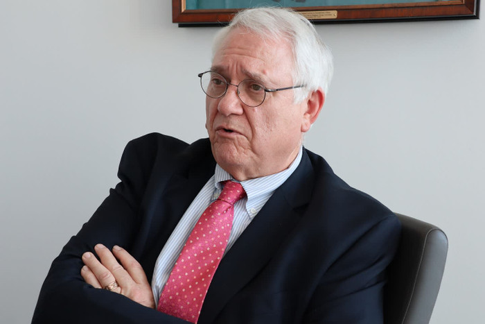 Chủ tịch Trung tâm Nghiên cứu Chiến lược và Quốc tế, cựu Thứ trưởng Quốc phòng Mỹ John Hamre, ảnh: Nikkei Asia Review. Chủ tịch Trung tâm Nghiên cứu Chiến lược và Quốc tế, cựu Thứ trưởng Quốc phòng Mỹ John Hamre, ảnh: Nikkei Asia Review.