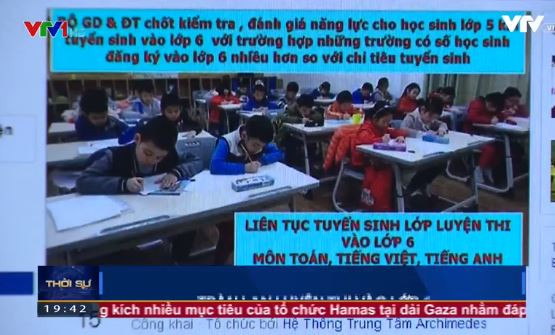 Các dịch vụ luyện thi nở rộ để đáp ứng nguyện vọng của sĩ tử, cha mẹ học sinh đang lao vào vòng xoáy mang tên "trường chất lượng cao". Nguồn: VTV.vn. Các dịch vụ luyện thi nở rộ để đáp ứng nguyện vọng của sĩ tử, cha mẹ học sinh đang lao vào vòng xoáy mang tên "trường chất lượng cao". Nguồn: VTV.vn.