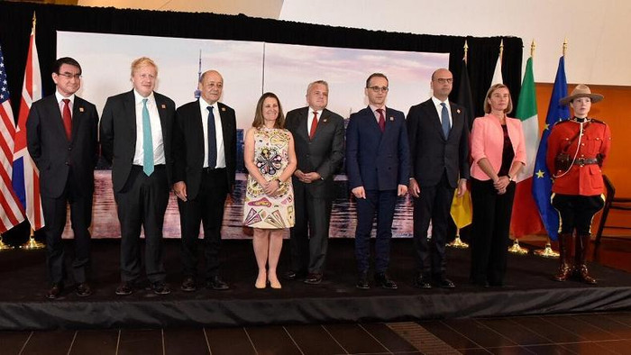 Ngoại trưởng các nước G-7 nhóm họp tại Canada, ảnh: blogs.state.gov. Ngoại trưởng các nước G-7 nhóm họp tại Canada, ảnh: blogs.state.gov.