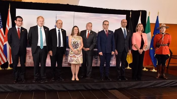 Ngoại trưởng các nước G-7 nhóm họp tại Canada, ảnh: blogs.state.gov. Ngoại trưởng các nước G-7 nhóm họp tại Canada, ảnh: blogs.state.gov.