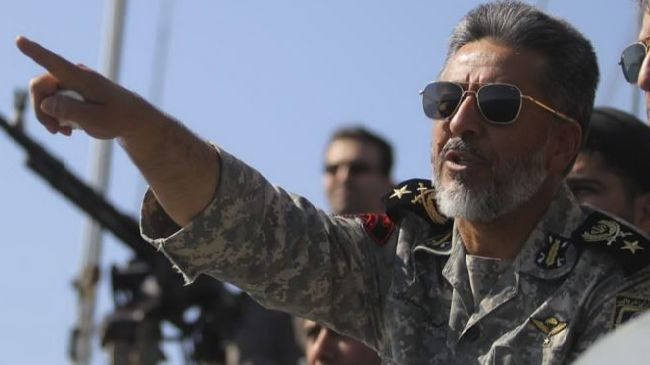 Tư lệnh Hải quân Iran Habibollah Sayyar trực tiếp tuyên bố về cuộc tập trận chung với hải quân Trung Quốc ở Vùng Vịnh. Tư lệnh Hải quân Iran Habibollah Sayyar trực tiếp tuyên bố về cuộc tập trận chung với hải quân Trung Quốc ở Vùng Vịnh.