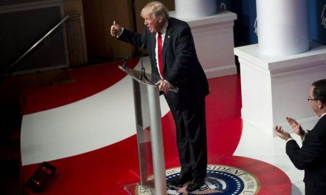 Donald Trump – người luôn về nhất trong các cuộc thăm dò, nhưng đã không thể hiện được tài năng trong thời điểm quyết định nhất tại Iowa. Ảnh: BBC. Donald Trump – người luôn về nhất trong các cuộc thăm dò, nhưng đã không thể hiện được tài năng trong thời điểm quyết định nhất tại Iowa. Ảnh: BBC.