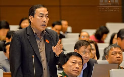 Đại biểu Phạm Văn Hòa: "Tuyệt nhiên không lọt thí sinh nào là con nông dân hay công nhân, người dân bình thường nào vào danh sách được sửa điểm". Ảnh: Quochoi.vn