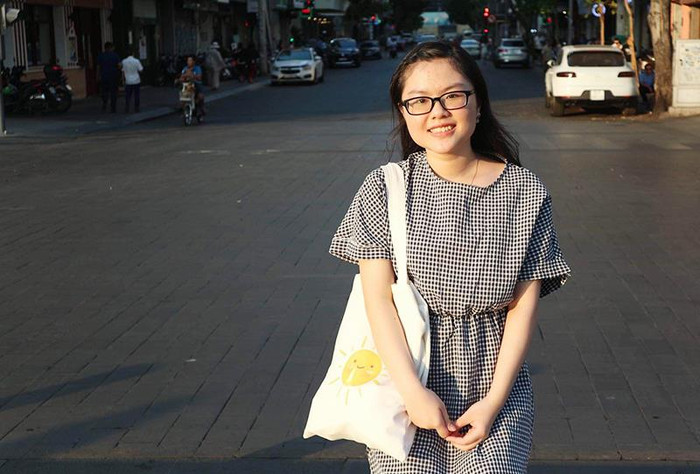 Nữ sinh Lìu Mỹ Duyên. (Ảnh: M.D) Nữ sinh Lìu Mỹ Duyên. (Ảnh: M.D)