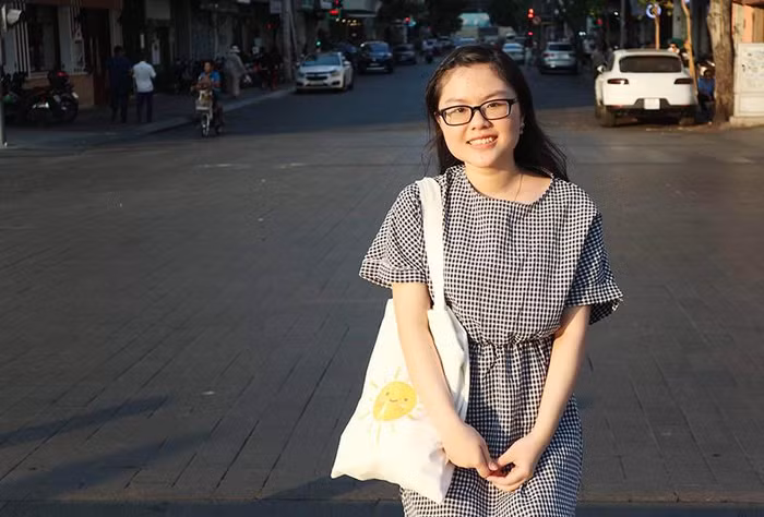 Nữ sinh Lìu Mỹ Duyên. (Ảnh: M.D) Nữ sinh Lìu Mỹ Duyên. (Ảnh: M.D)