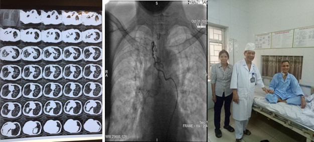 Cụ ông vừa được cứu sống. Cụ ông vừa được cứu sống.