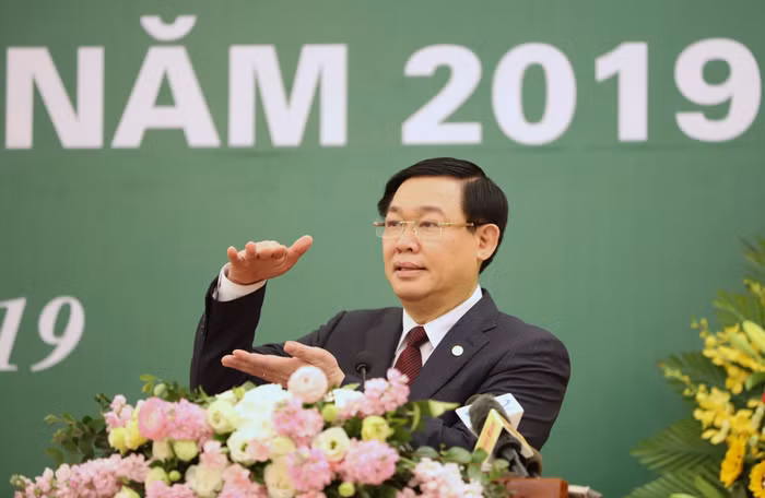 Phó Thủ tướng Vương Đình Huệ phát biểu. Ảnh: VGP