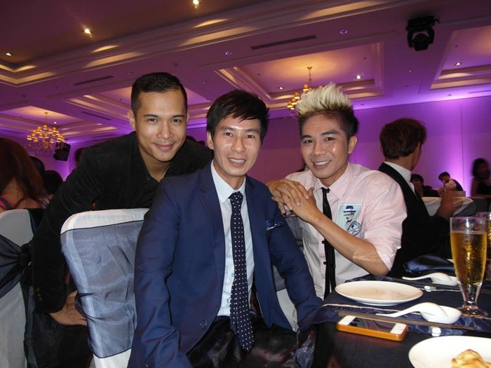 Từ trái qua: Trương Thế Vinh, Lý Hải, Khánh Đơn.