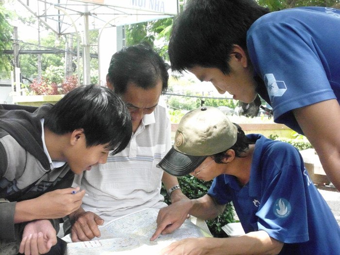 Bố, con tranh thủ dò tìm đường tại TP.HCM.