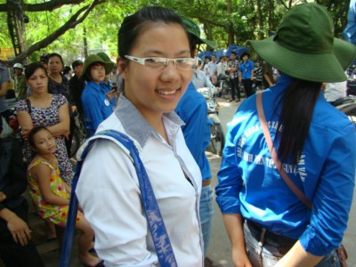 Thí sinh Hồng Nhung - Ảnh Bích Thảo