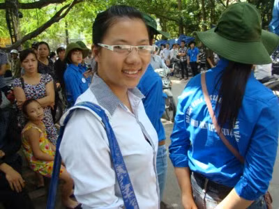 Thí sinh Hồng Nhung - Ảnh Bích Thảo