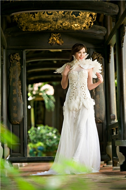 Trông Hoa hậu Thế giới Người Việt 2010 thật khác lạ. Trông Hoa hậu Thế giới Người Việt 2010 thật khác lạ.