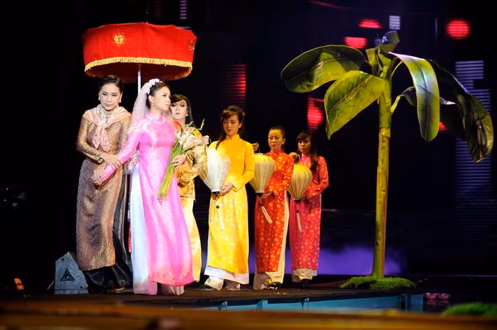 Một đám cưới quê “đúng chất” xuất hiện trong hoạt cảnh