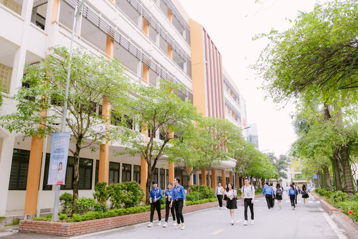 Sinh viên Trường Đại học Công nghệ Giao thông vận tải. Ảnh: UTT BOTT0572(1).jpg