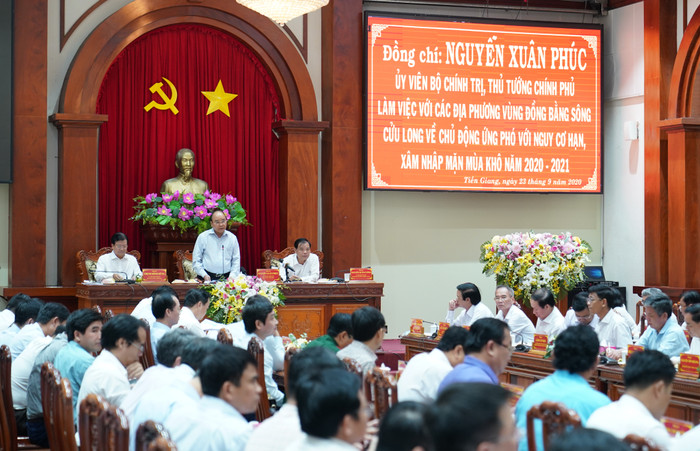 Quang cảnh buổi làm việc. Ảnh: VGP Quang cảnh buổi làm việc. Ảnh: VGP