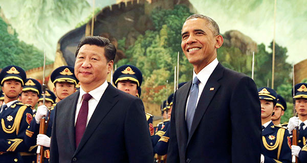 Tổng thống Mỹ Barack Obama và Chủ tịch Trung Quốc Tập Cận Bình. Tổng thống Mỹ Barack Obama và Chủ tịch Trung Quốc Tập Cận Bình.