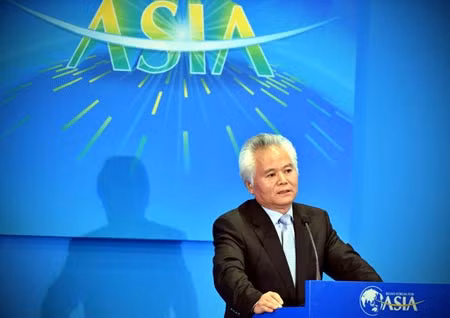 Ngô Sĩ Tồn, Viện trưởng Viện Nghiên cứu Biển Đông do tỉnh Hải Nam, Trung Quốc lập ra. Ảnh: Tân Hoa Xã.