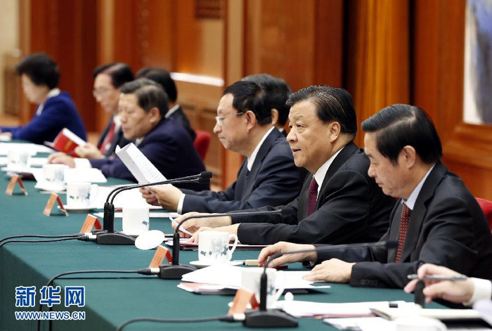 Các ủy viên Bộ chính trị đảng Cộng sản Trung Quốc tham gia học tập tập thể, ảnh: Tân Hoa Xã.