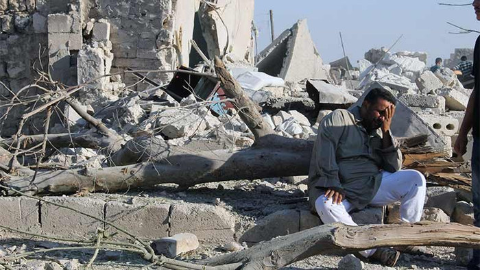 Cảnh hoang tàn ở Aleppo, Syria, ảnh: amnesty.org.nz Cảnh hoang tàn ở Aleppo, Syria, ảnh: amnesty.org.nz