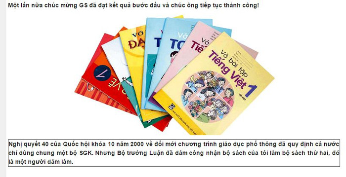 Ảnh chụp màn hình cuối bài phỏng vấn Giáo sư Hồ Ngọc Đại của tác giả Hồng Vân, nội dung Báo Nhân Dân in đậm để nhấn mạnh một việc làm trái Nghị quyết số 40 của Quốc hội. Ảnh chụp màn hình cuối bài phỏng vấn Giáo sư Hồ Ngọc Đại của tác giả Hồng Vân, nội dung Báo Nhân Dân in đậm để nhấn mạnh một việc làm trái Nghị quyết số 40 của Quốc hội.