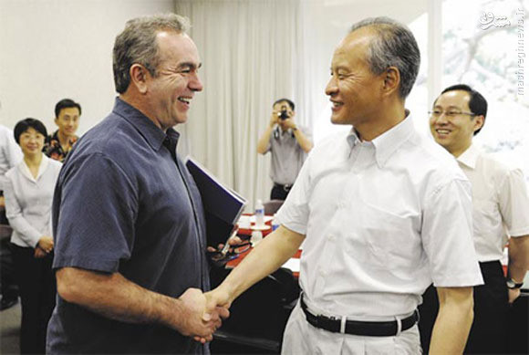 Kurt Campbell và Thôi Thiên Khải, ảnh: mashreghnews.ir.