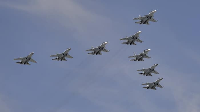 Su-35 của Nga, ảnh: FT.com. Su-35 của Nga, ảnh: FT.com.