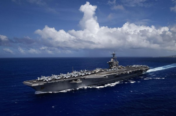 Hàng không mẫu hạm USS Theodore Roosevelt. Ảnh: ETtoday.net Hàng không mẫu hạm USS Theodore Roosevelt. Ảnh: ETtoday.net