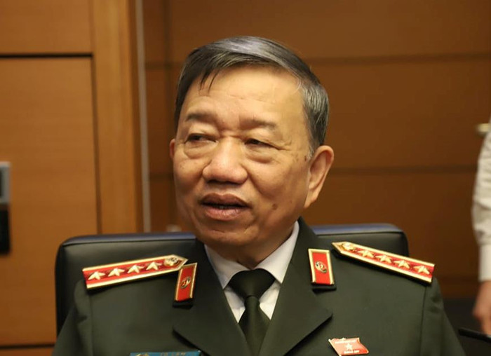 Bộ trưởng Bộ Công an - Đại tướng Tô Lâm chia sẻ với báo chí. Ảnh: Thường Trần Bộ trưởng Bộ Công an - Đại tướng Tô Lâm chia sẻ với báo chí. Ảnh: Thường Trần