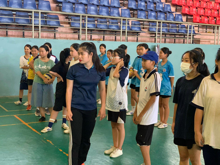 Cô giáo Thùy trong buổi lên lớp thường ngày. Ảnh: Nhân vật cung cấp Cô giáo Thùy trong buổi lên lớp thường ngày. Ảnh: Nhân vật cung cấp