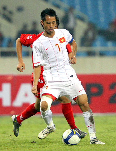 Như Thành trong màu áo ĐT Việt Nam. Ảnh: Quang Minh Như Thành trong màu áo ĐT Việt Nam. Ảnh: Quang Minh