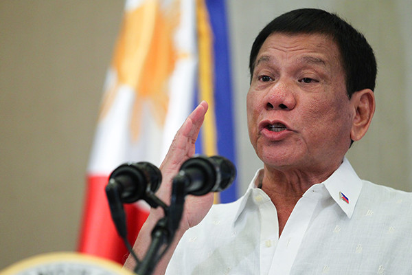 Tổng thống Philippines Rodrigo Duterte, ảnh: PPD/Ace Morandante Tổng thống Philippines Rodrigo Duterte, ảnh: PPD/Ace Morandante