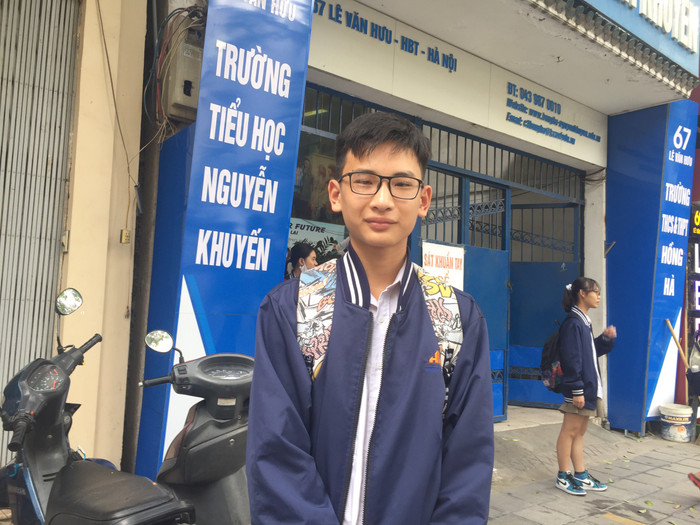 Em Nguyễn Quang Huy. Ảnh: NVCC