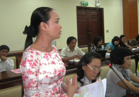Nhà giáo, phụ huynh 'bẻ' thông tư 17 về dạy thêm học thêm ảnh 3 Bà Nguyễn Thị Thu Cúc.