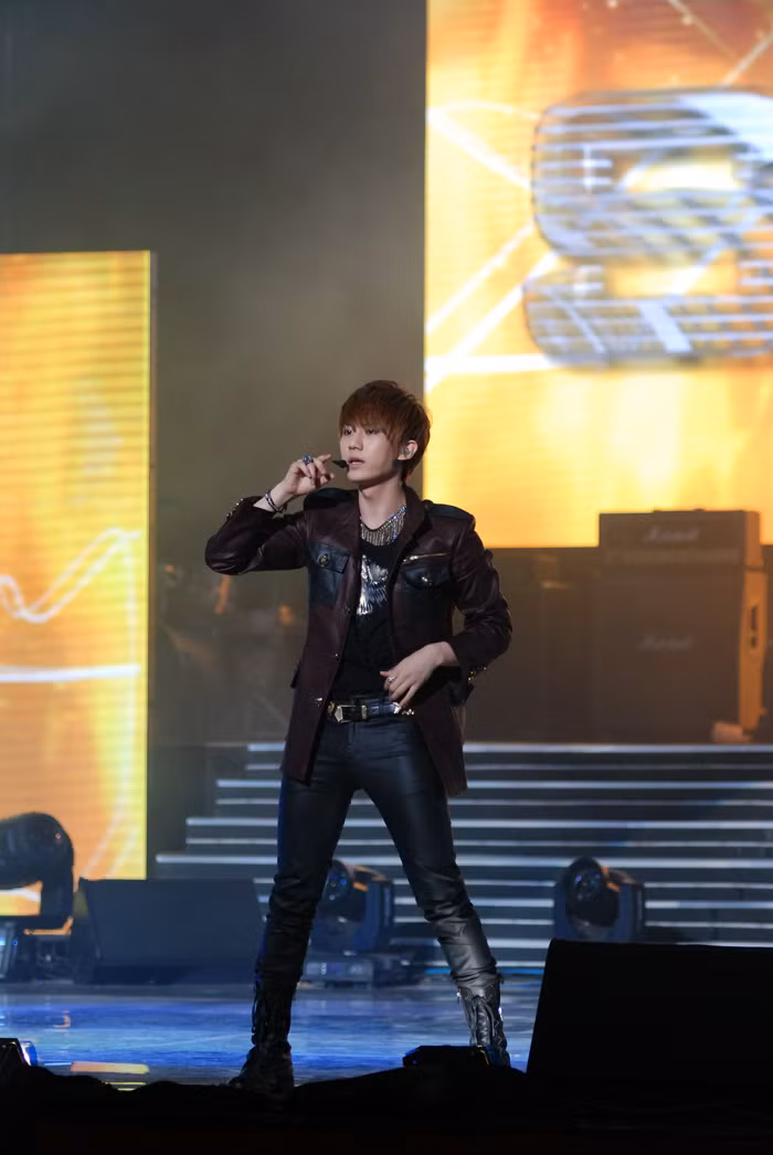 Các thành viên ban nhạc BEAST đã mở màn với các ca khúc quen thuộc Fiction và Shock.