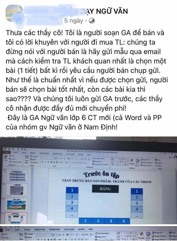 Nhiều nhóm giáo viên viết mẫu giáo án 5512 để rao bán cho đồng nghiệp qua mạng xã hội Facebook, ảnh chụp màn hình. Nhiều nhóm giáo viên viết mẫu giáo án 5512 để rao bán cho đồng nghiệp qua mạng xã hội Facebook, ảnh chụp màn hình.