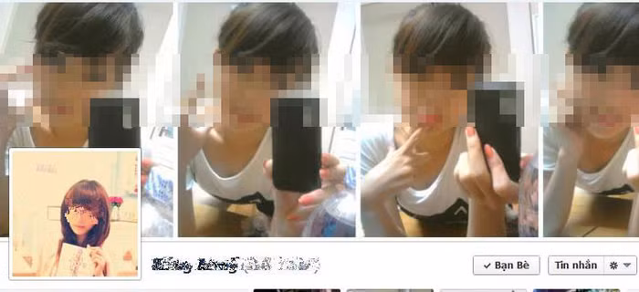 Ảnh chụp từ Facebook của nữ sinh chửi cô giáo.