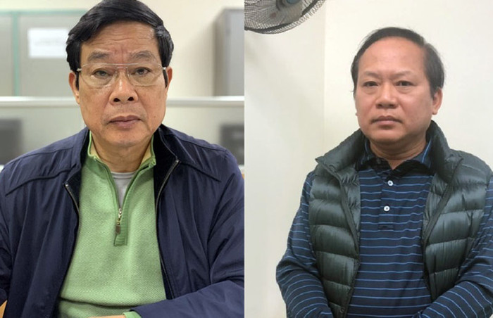 Bị can Nguyễn Bắc Son và Trương Minh Tuấn. Bị can Nguyễn Bắc Son và Trương Minh Tuấn.