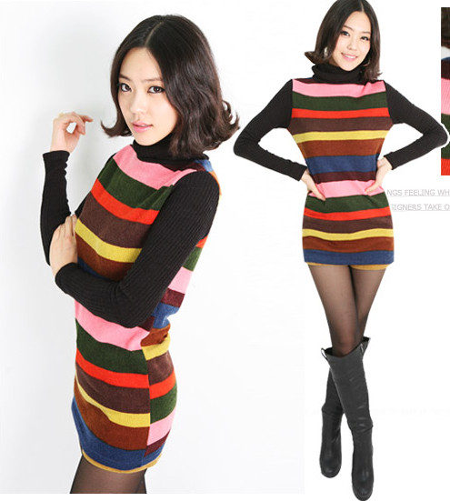 Hoa văn kẻ sọc luôn khiến bạn nổi bật, nhất là khi phối màu sắc rực rỡ như thế này. Hoa văn kẻ sọc luôn khiến bạn nổi bật, nhất là khi phối màu sắc rực rỡ như thế này.