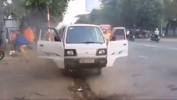 Hiện trường vụ việc. (Ảnh: X.A) Hiện trường vụ việc. (Ảnh: X.A)