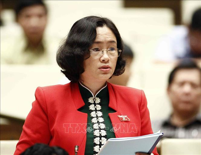 Đại biểu Quốc hội tỉnh Điện Biên Lò Thị Luyến. Ảnh: Văn Điệp/TTXVN
