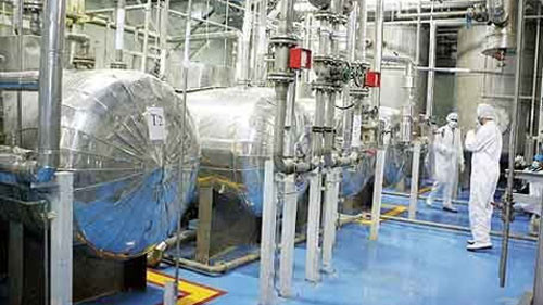 Bên trong một cơ sở hạt nhân của Iran. Ảnh: Asianews.