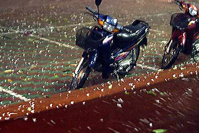 Mưa đá ở Hà Nội. Ảnh minh họa: Hồ Quang/ VTC News. Mưa đá ở Hà Nội. Ảnh minh họa: Hồ Quang/ VTC News.