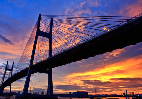 Cầu Phú Mỹ. Ảnh: Nguyễn Minh Tuấn. Cầu Phú Mỹ. Ảnh: Nguyễn Minh Tuấn.