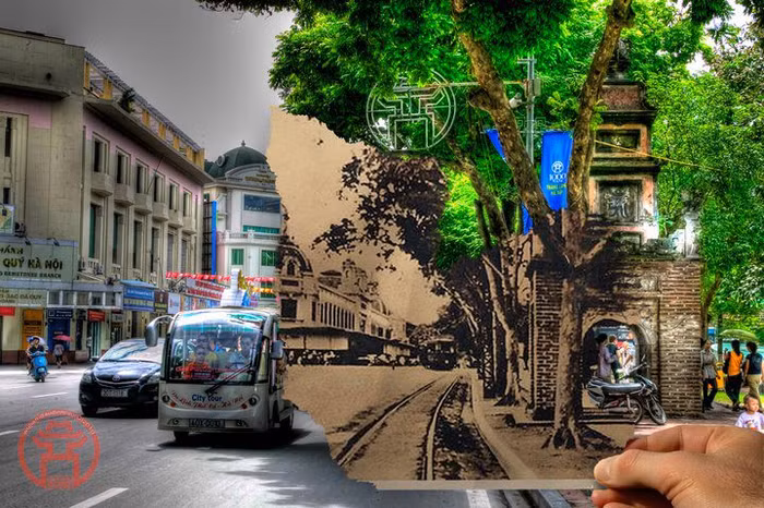 Tháp Hòa Phong cổ kính vẫn còn ven hồ Gươm.